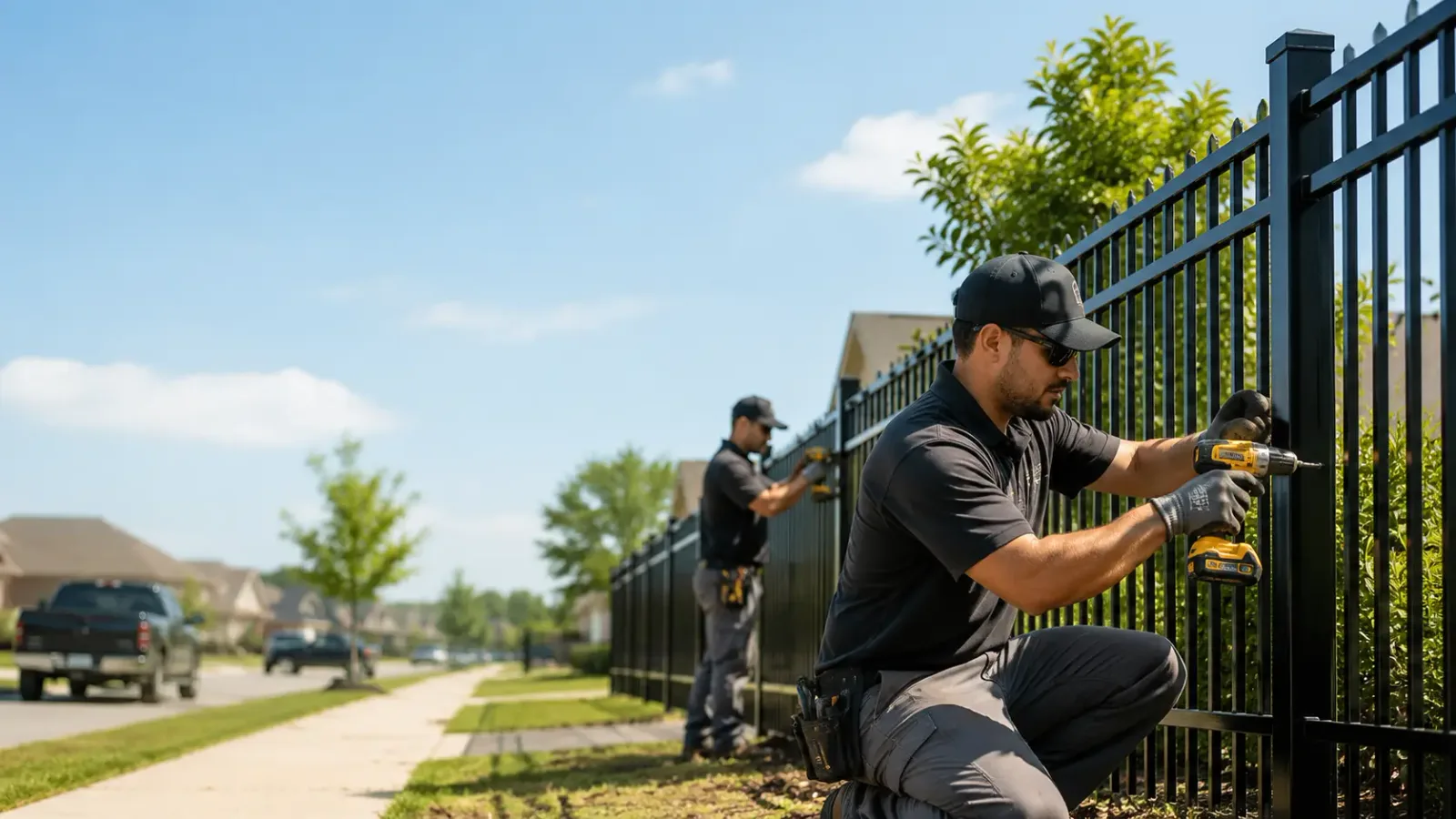 Metal Fence Installation in Chesterfield, IL